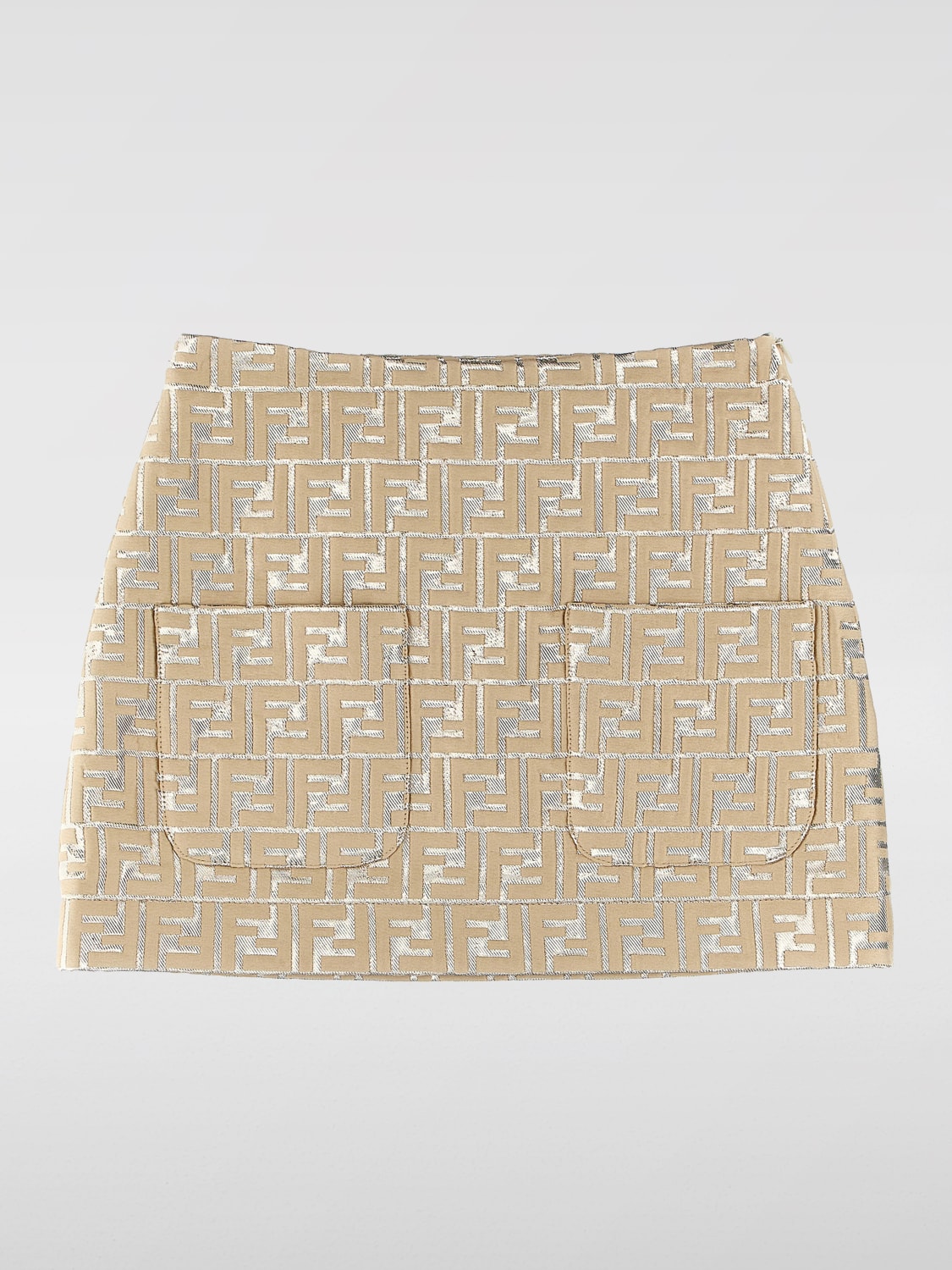 FENDI JUPE: Jupe enfant Fendi, Beige - Img 1