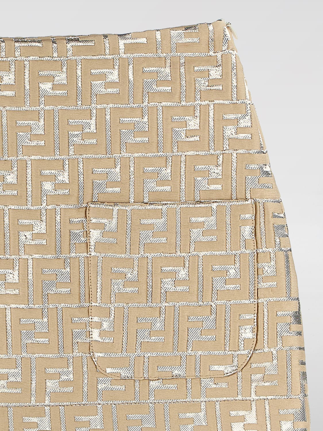 FENDI JUPE: Jupe enfant Fendi, Beige - Img 3