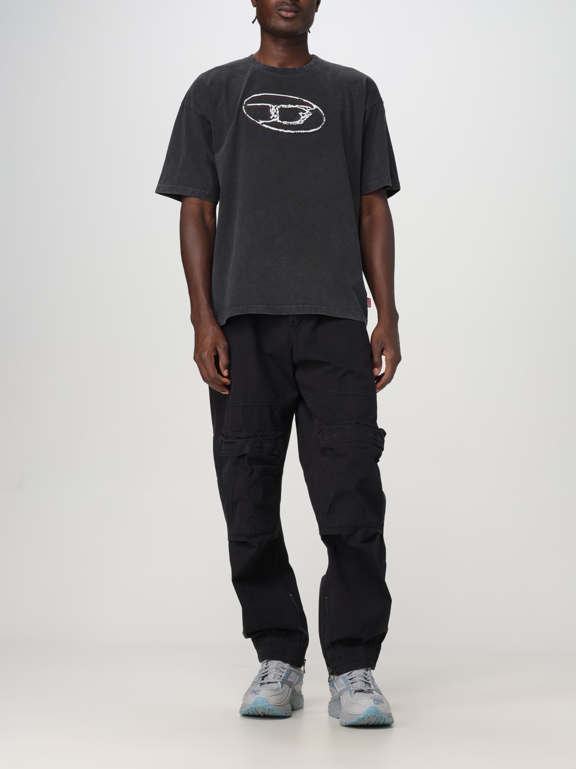 DIESEL PANTS: Pants men Diesel, Black - Img 2