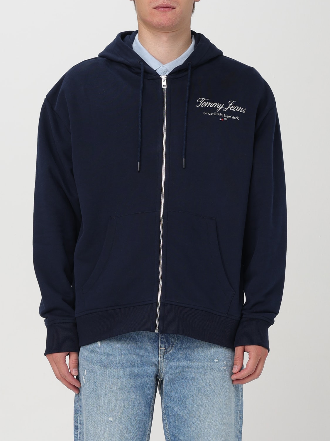 TOMMY JEANS SUDADERA: Sudadera hombre Tommy Jeans, Azul Oscuro - Img 1