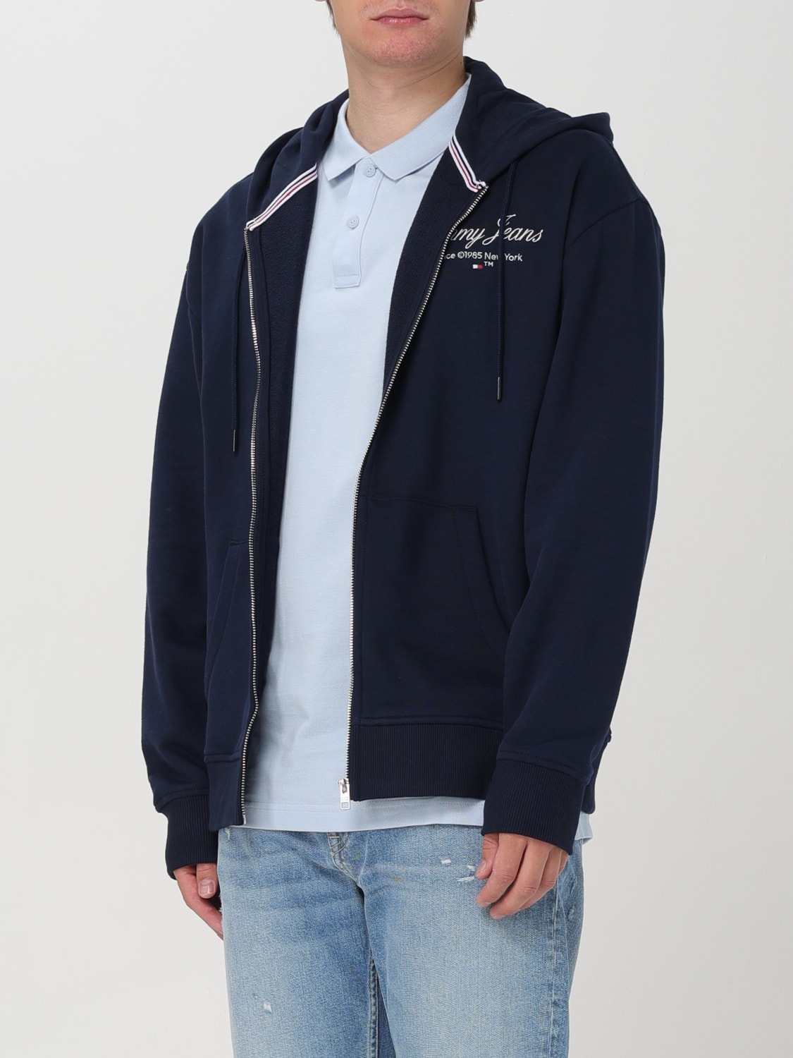 TOMMY JEANS SUDADERA: Sudadera hombre Tommy Jeans, Azul Oscuro - Img 3