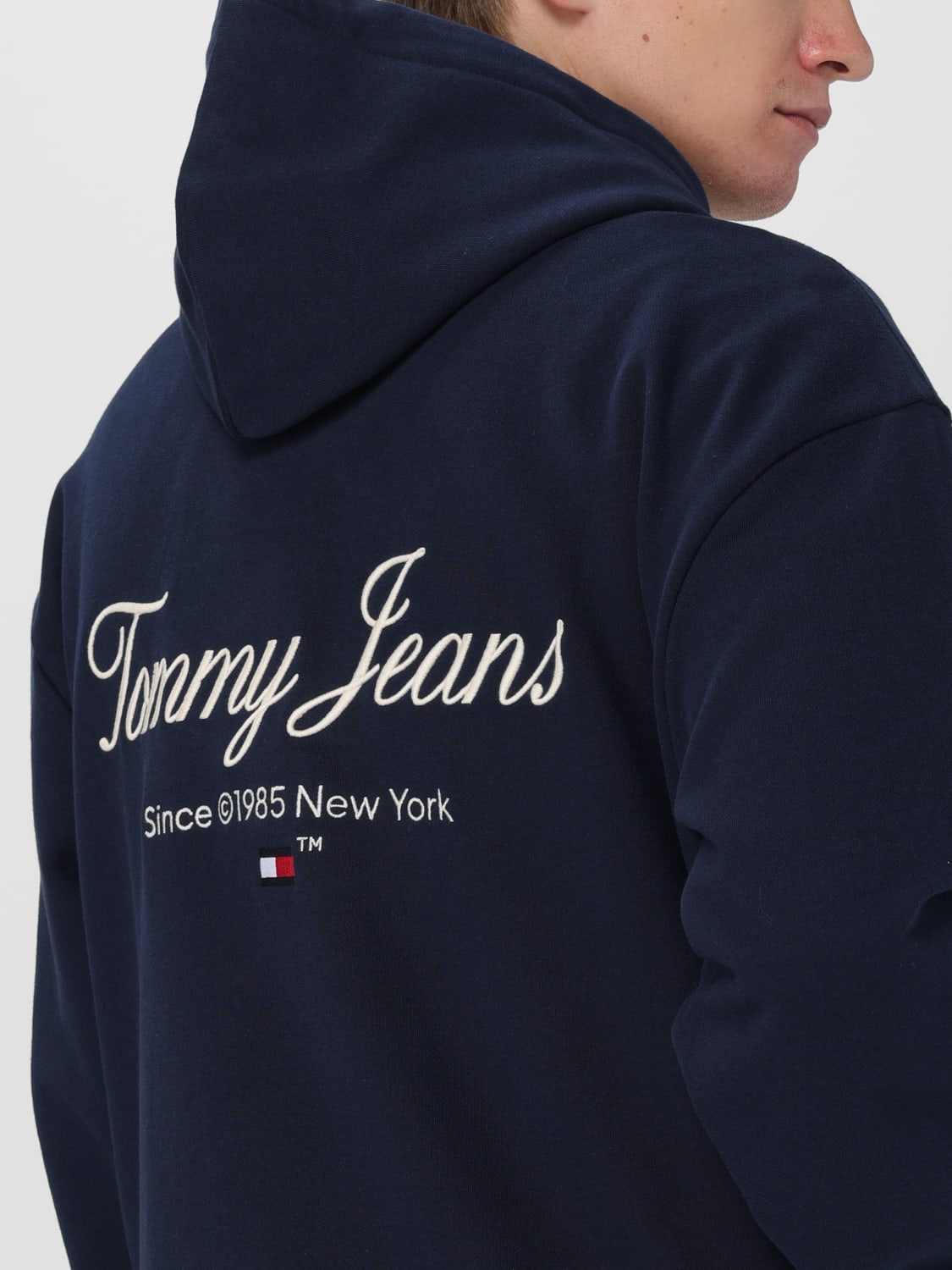 TOMMY JEANS SUDADERA: Sudadera hombre Tommy Jeans, Azul Oscuro - Img 4