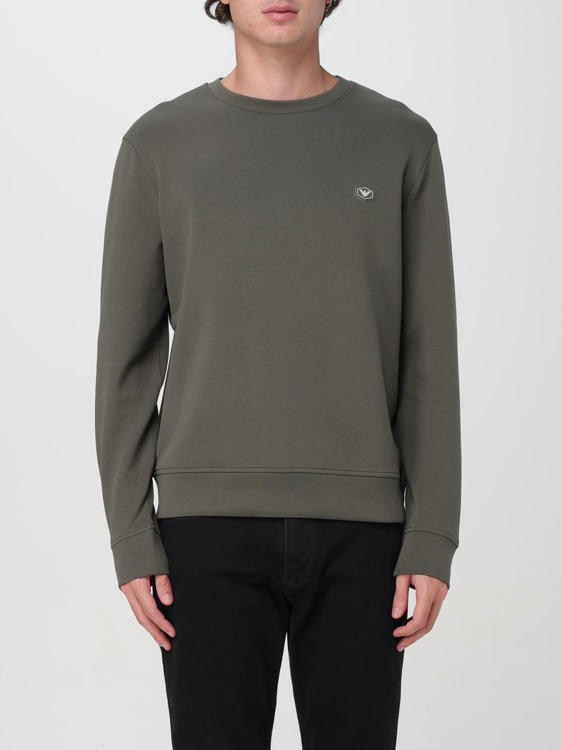 Armani green sweatshirt outlet