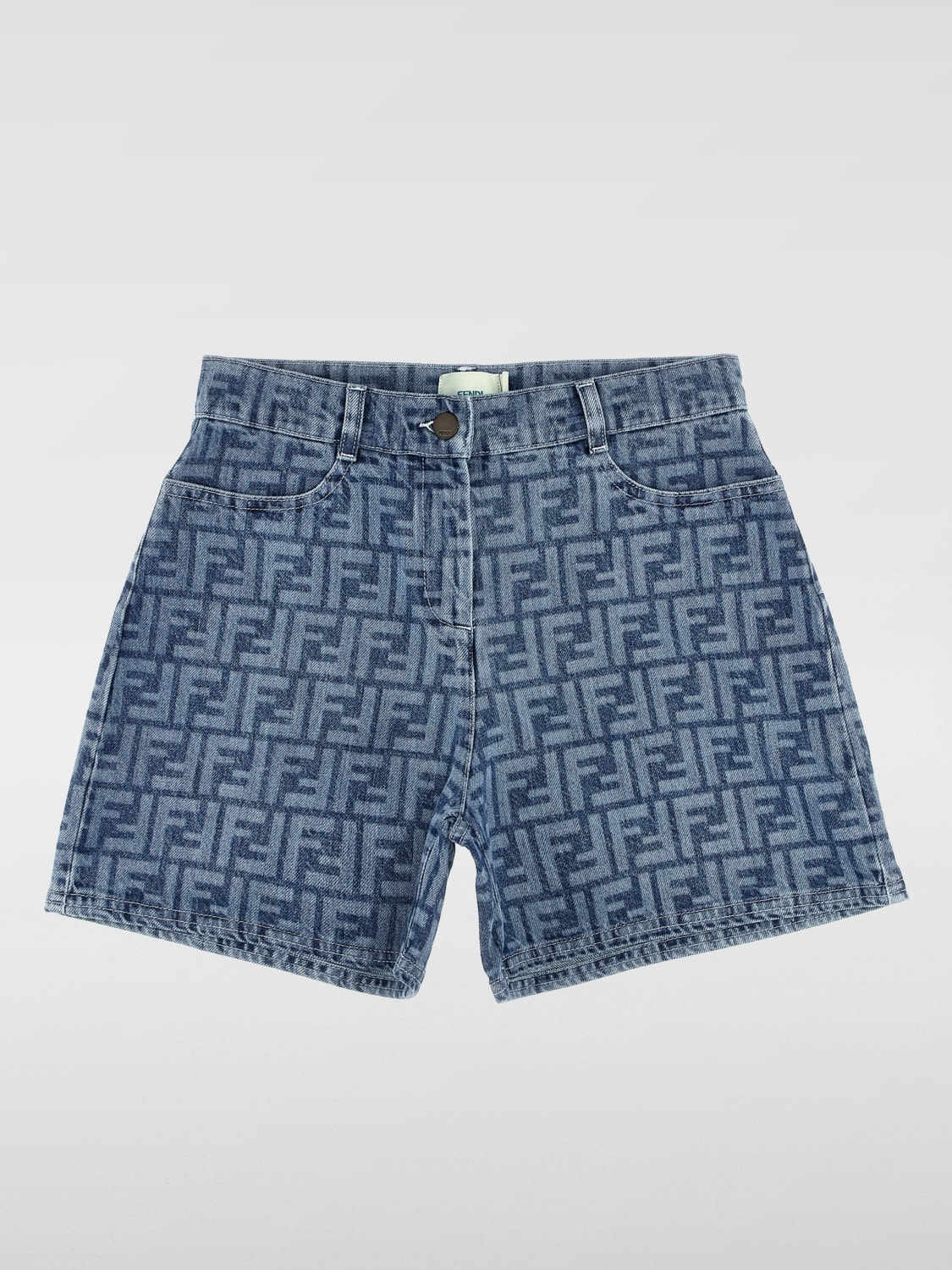 Blue fendi shorts on sale