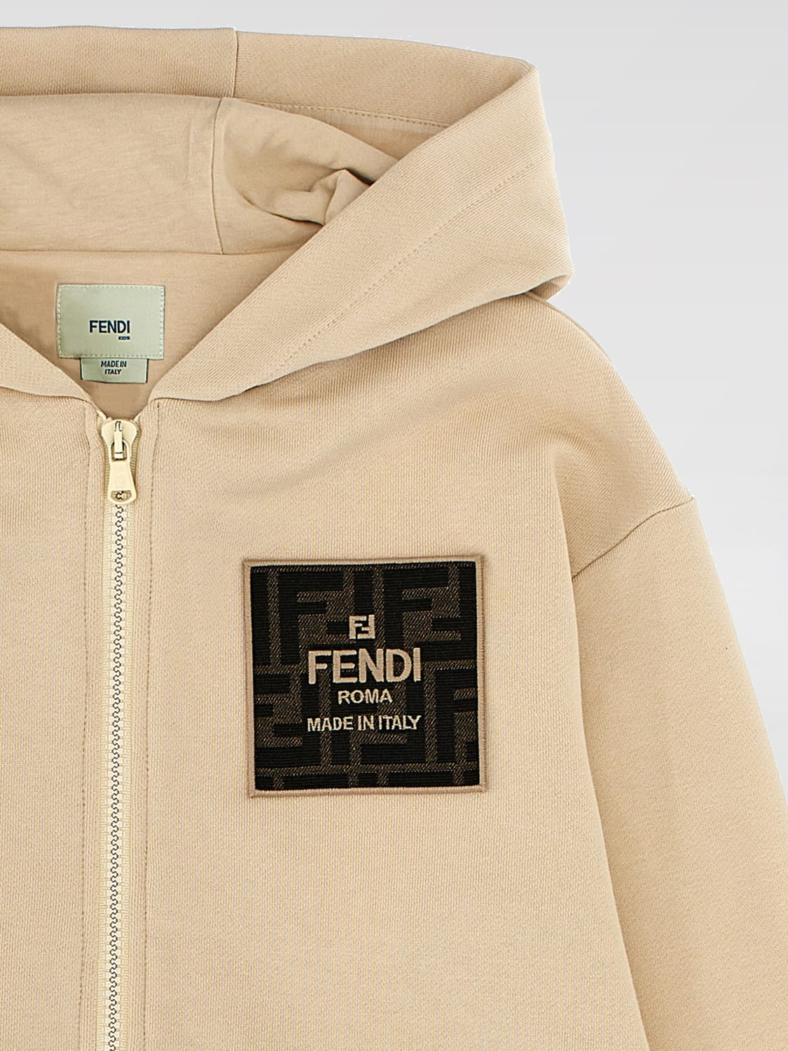 FENDI SWEATER: Sweater kids Fendi, Beige - Img 3