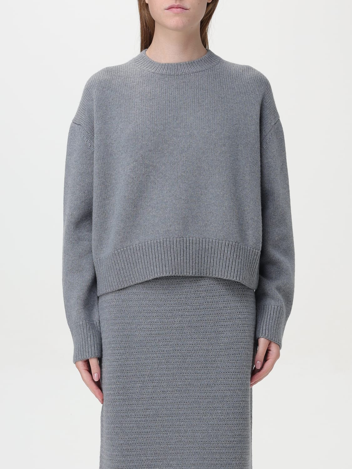 FABIANA FILIPPI SWEATER: Fabiana Filippi women's sweater, Grey - Img 1