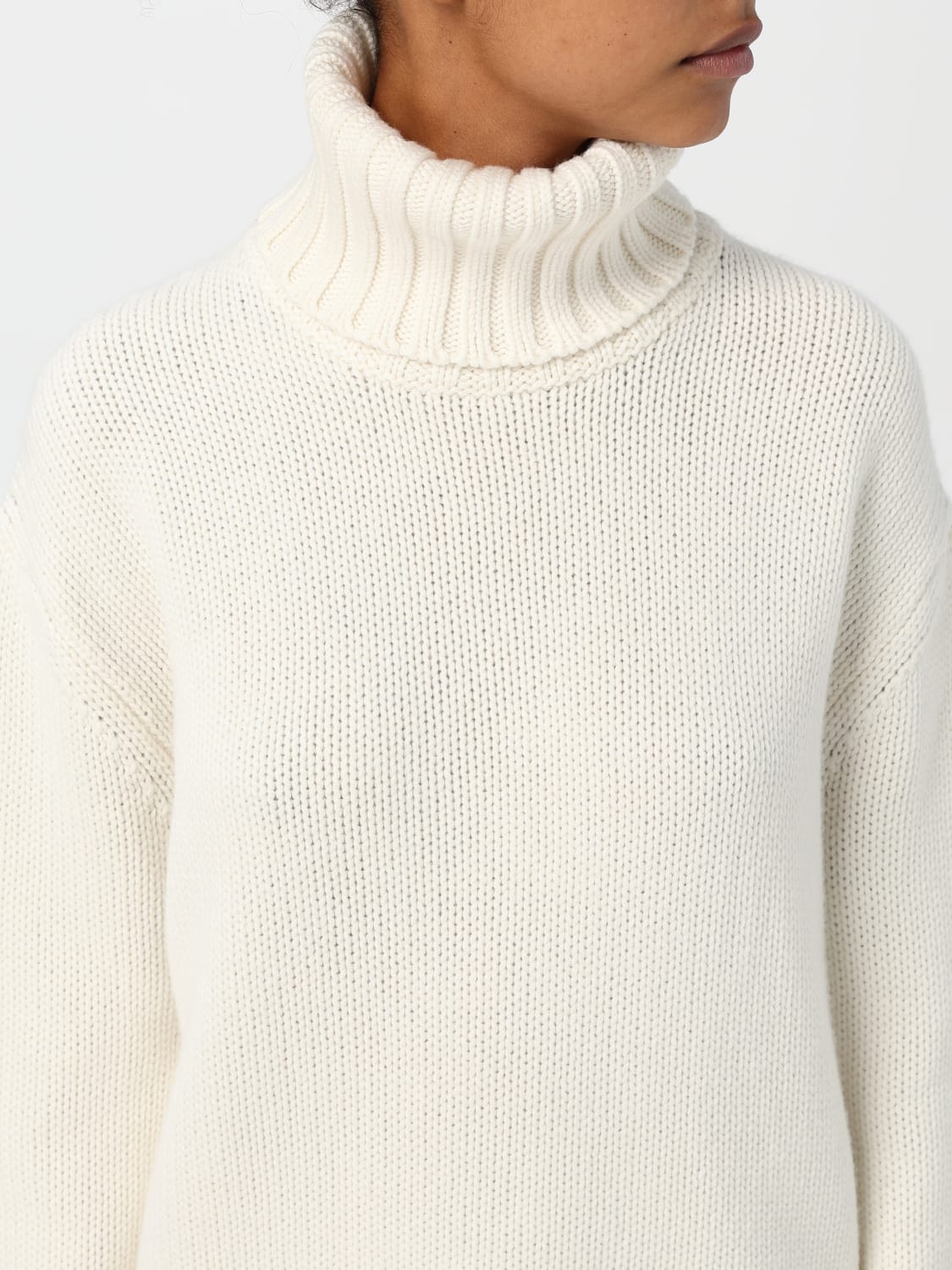 FABIANA FILIPPI SWEATER: Cardigan woman Fabiana Filippi, White - Img 3