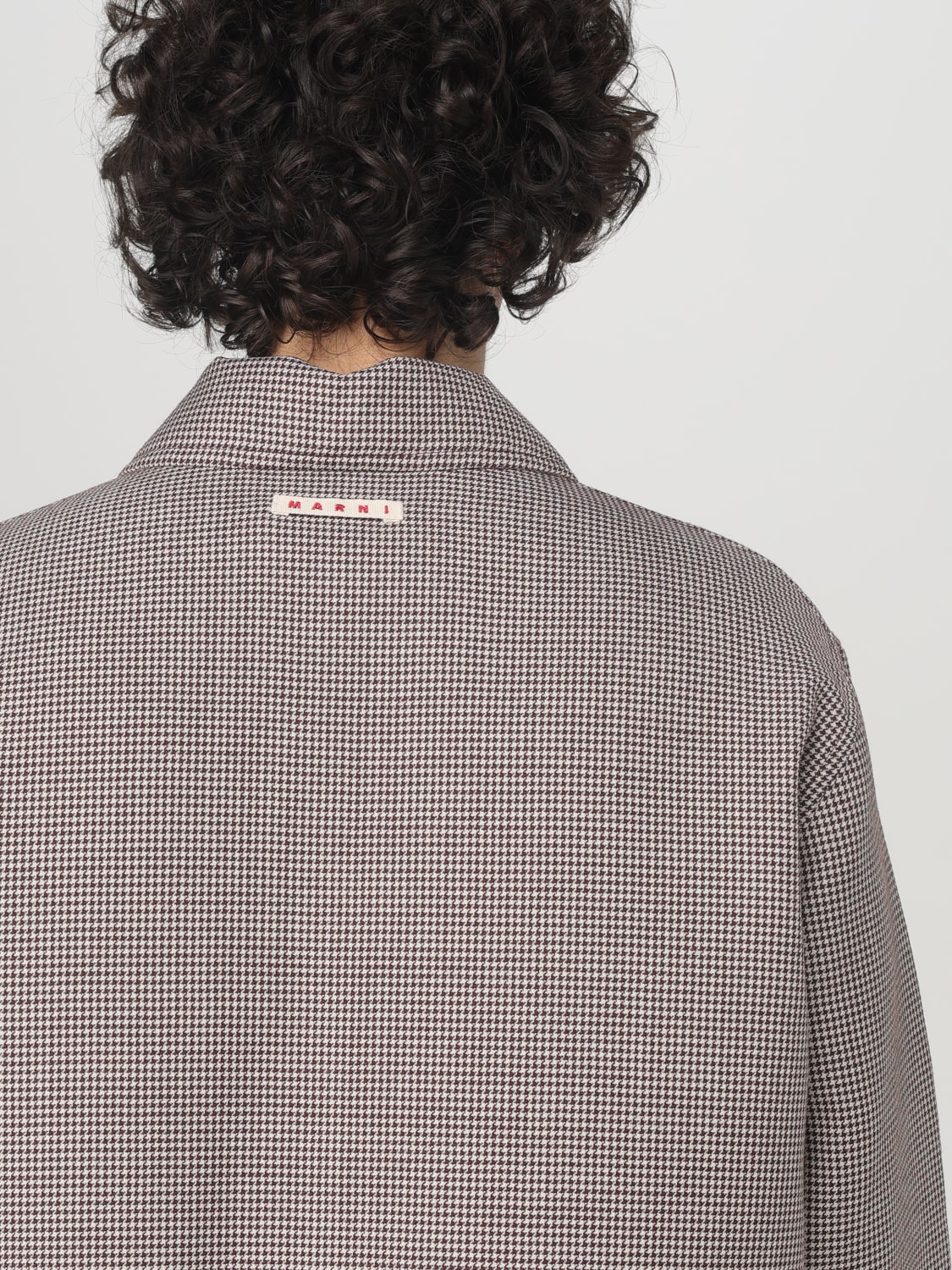 MARNI JACKET: Coat men Marni, Burgundy - Img 5