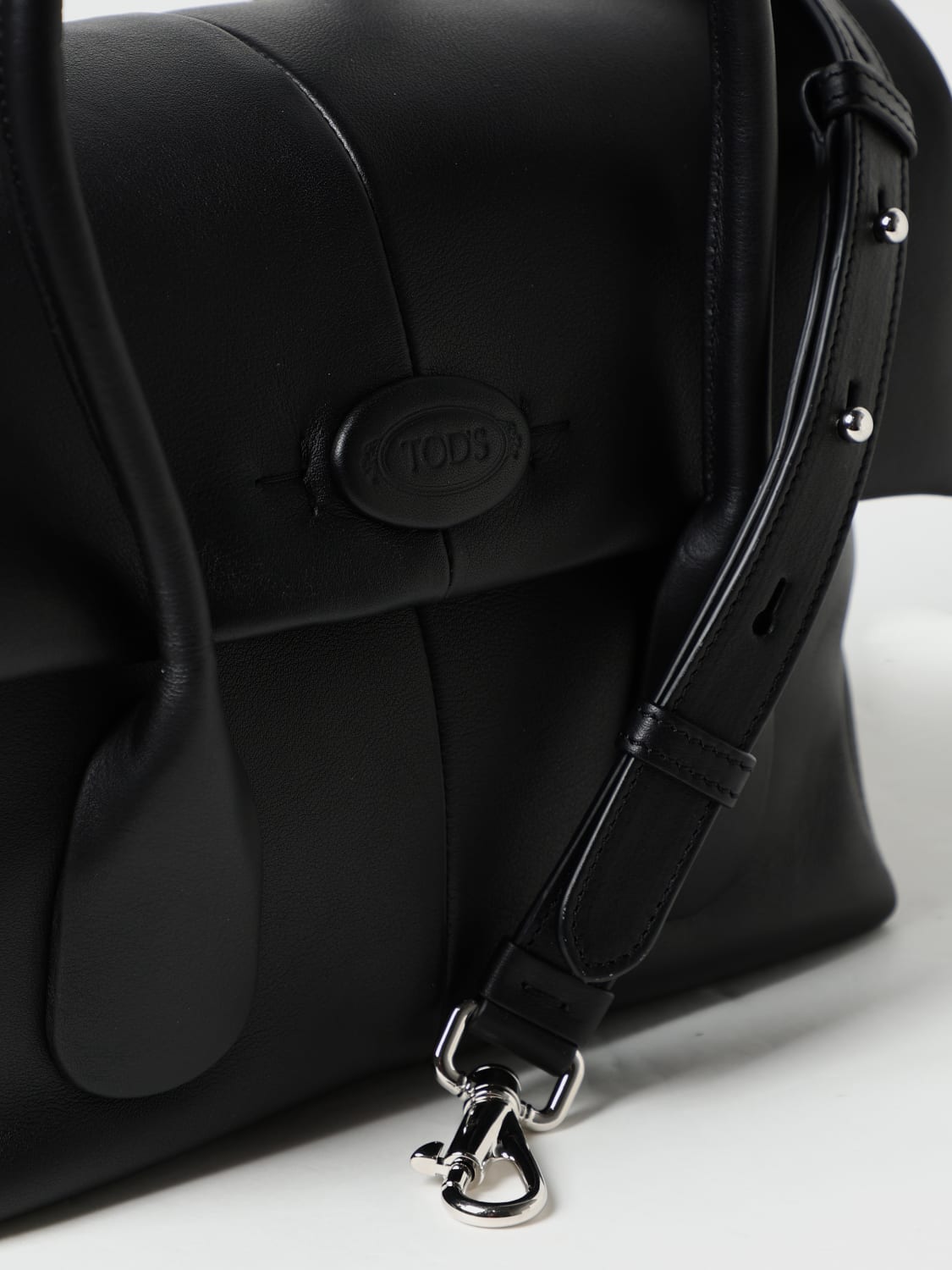 TOD'S BORSA A MANO: Borsa Di Bag Reverse Tod's in pelle , Nero - Img 4