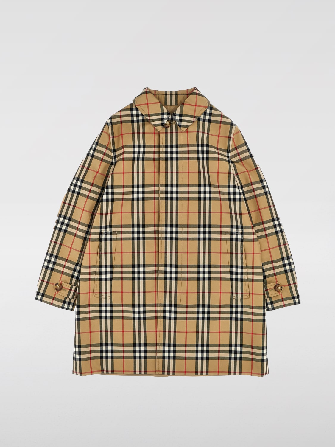 BURBERRY VESTE: Manteau enfant Burberry, Multicolore - Img 1