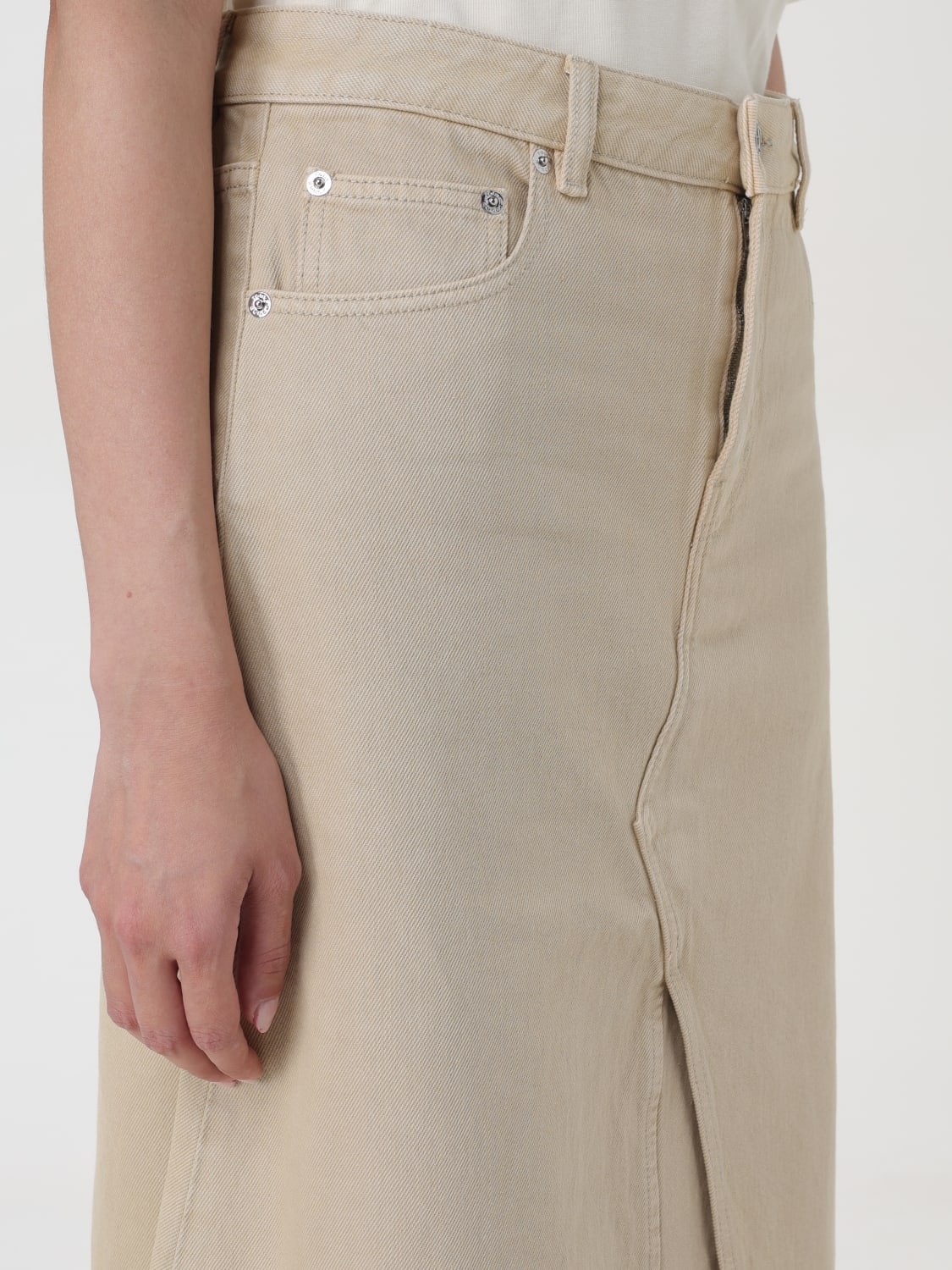 スカート TORY BURCH Woman Skirt Beige 160596 253 Tory Burch Outlet: Skirt woman - Beige | Tory Burch skirt