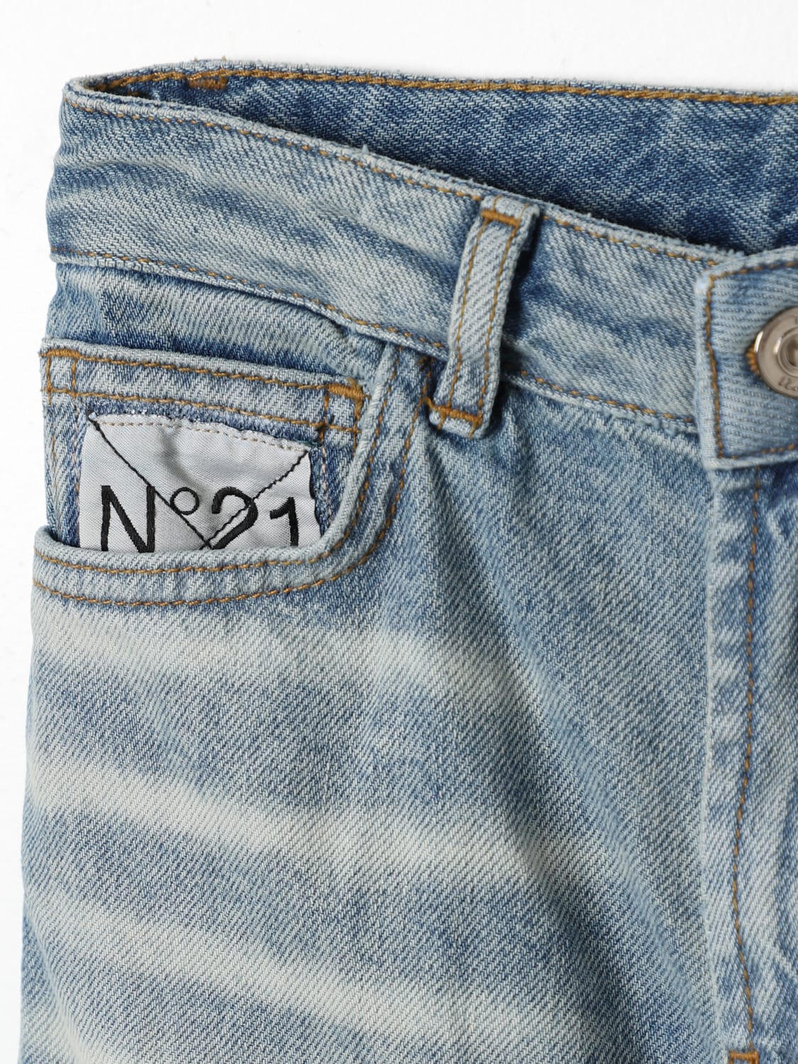 N° 21 JEANS: Jeans a 5 tasche N° 21, Blue - Img 3