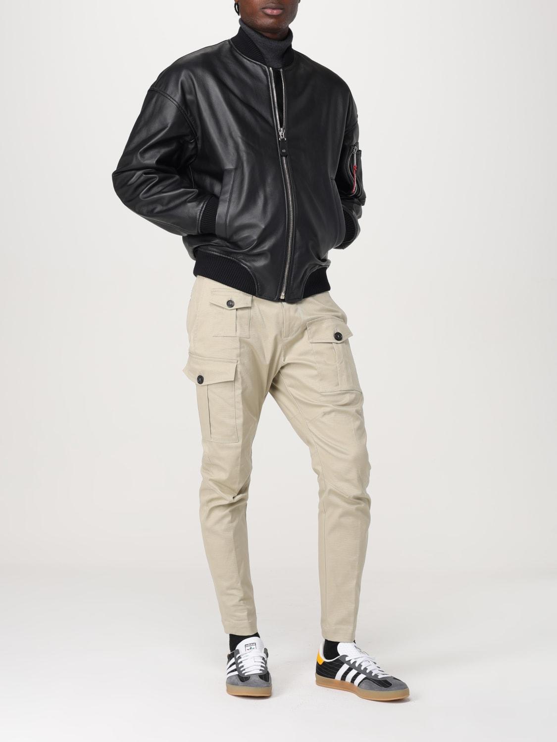 DSQUARED2 CHAQUETA: Abrigo hombre Dsquared2, Negro - Img 2