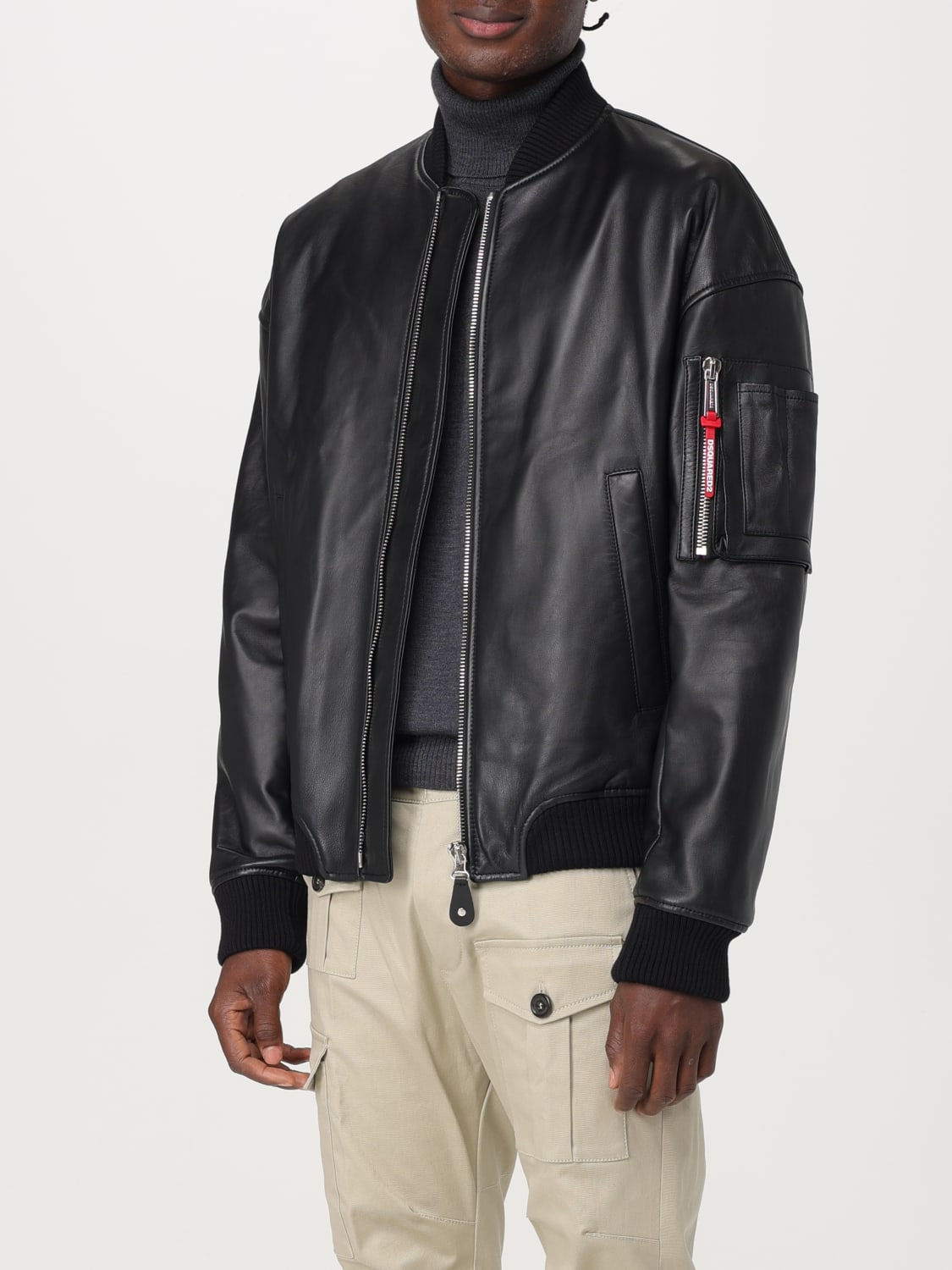 DSQUARED2 JACKET: Coat men Dsquared2, Black - Img 4