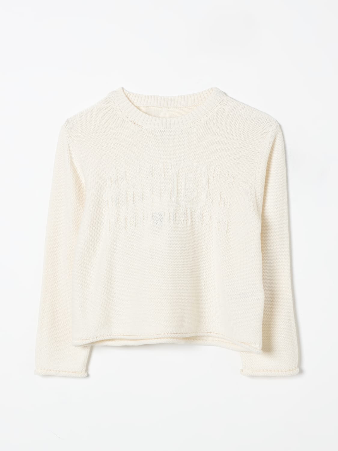 MM6 MAISON MARGIELA SWEATER: Sweater kids Mm6 Maison Margiela, White - Img 1