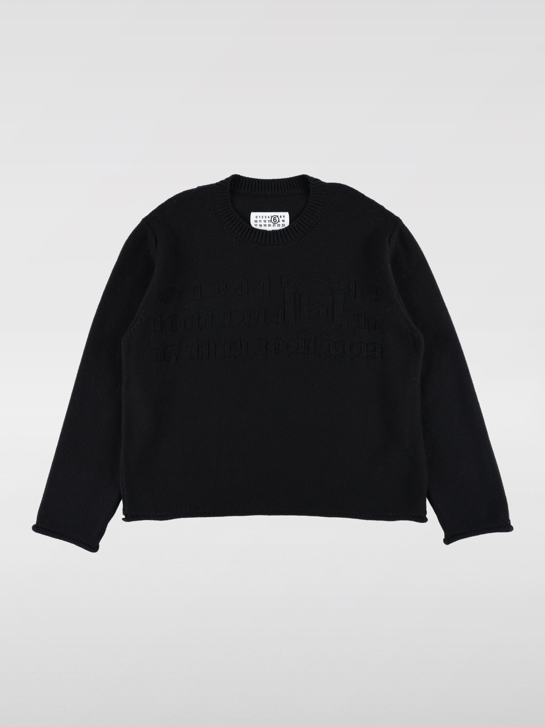 MM6 MAISON MARGIELA SWEATER: Sweater kids Mm6 Maison Margiela, Black - Img 1