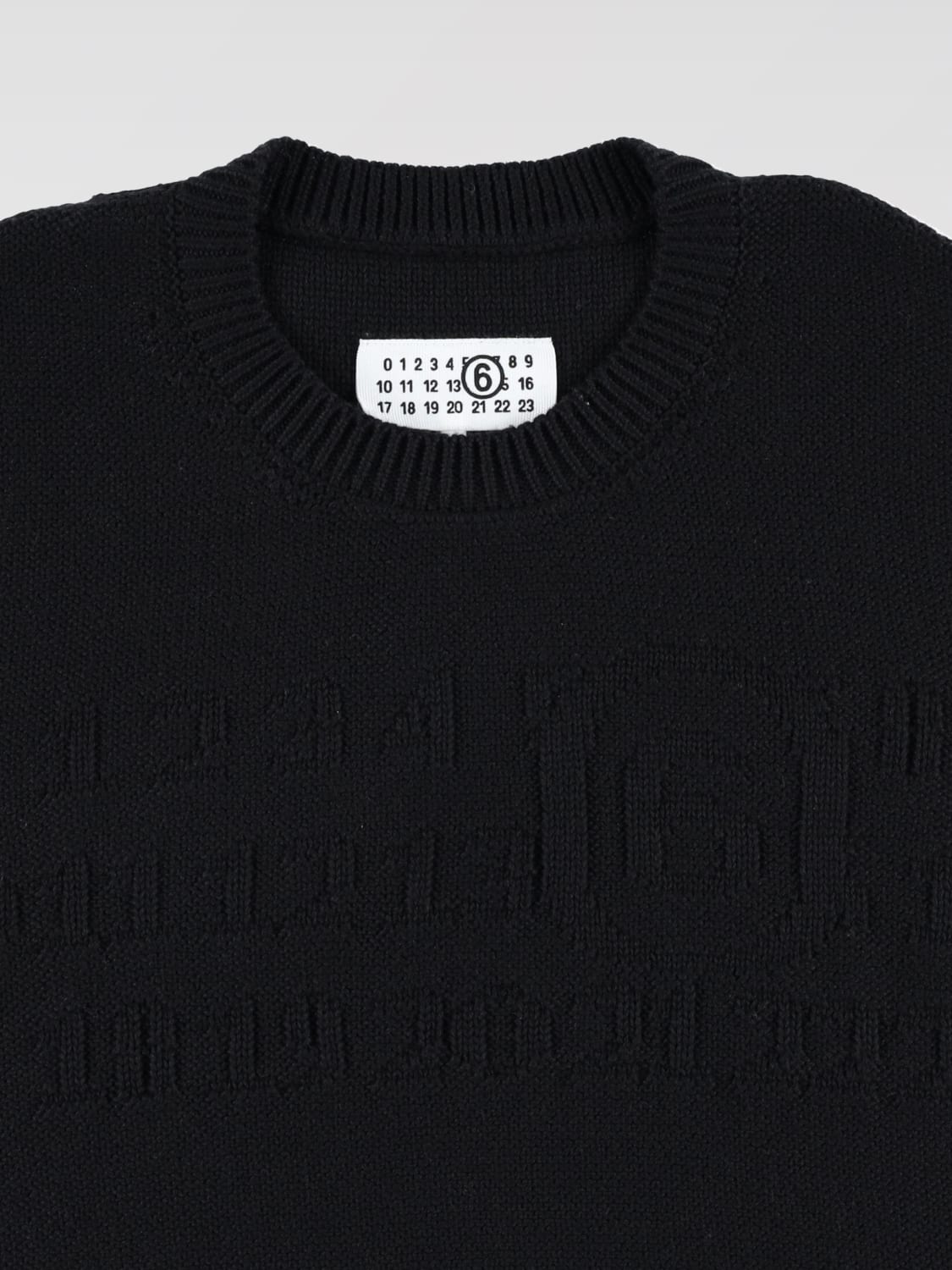 MM6 MAISON MARGIELA SWEATER: Sweater kids Mm6 Maison Margiela, Black - Img 3