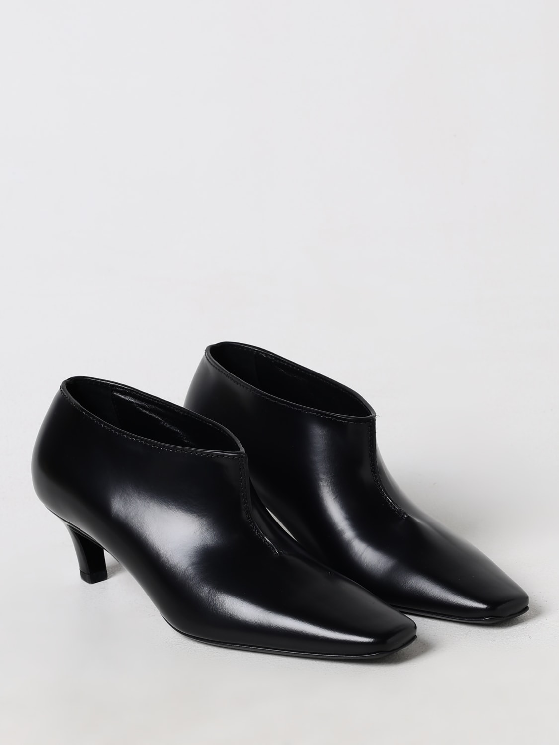 TOTEME FLAT ANKLE BOOTS: Flat ankle boots woman Toteme, Black - Img 2