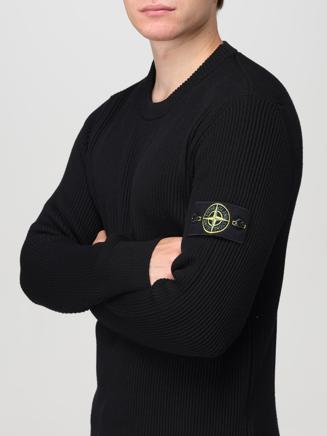 STONE ISLAND:セーター メンズ - ブラック | GIGLIO.COM STONE ISLAND:セーター メンズ - ブラック | GIGLIO.COM