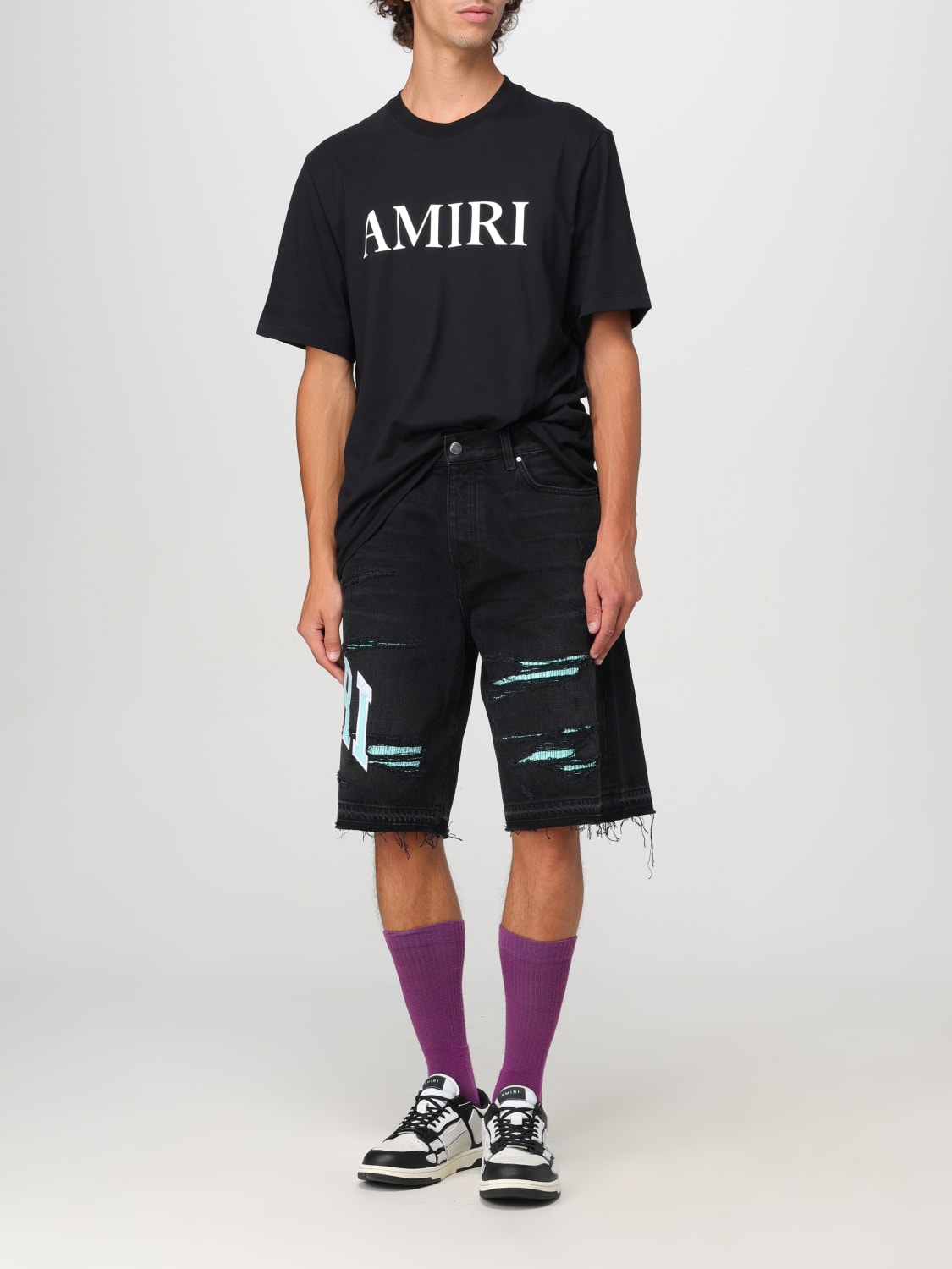 AMIRI SHORT: Short men Amiri, Black - Img 2