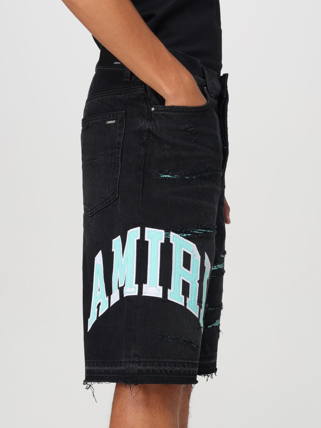 AMIRI SHORT: Short men Amiri, Black - Img 5