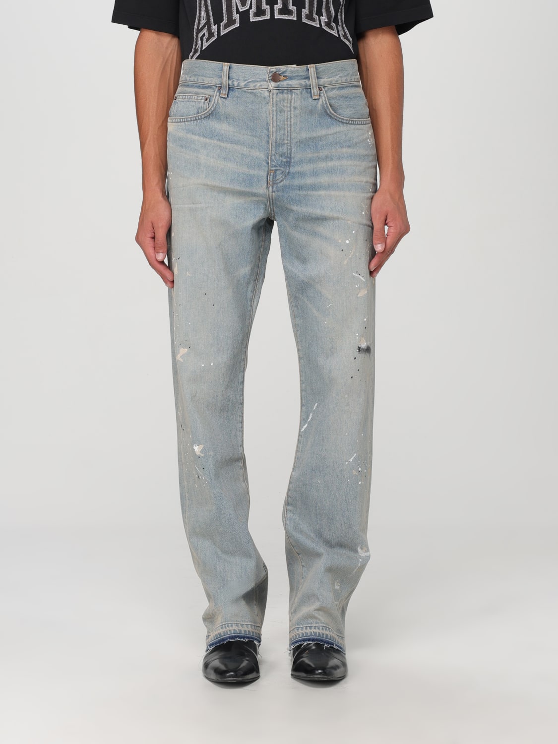 Giglio Jeans Amiri in denim di cotone used