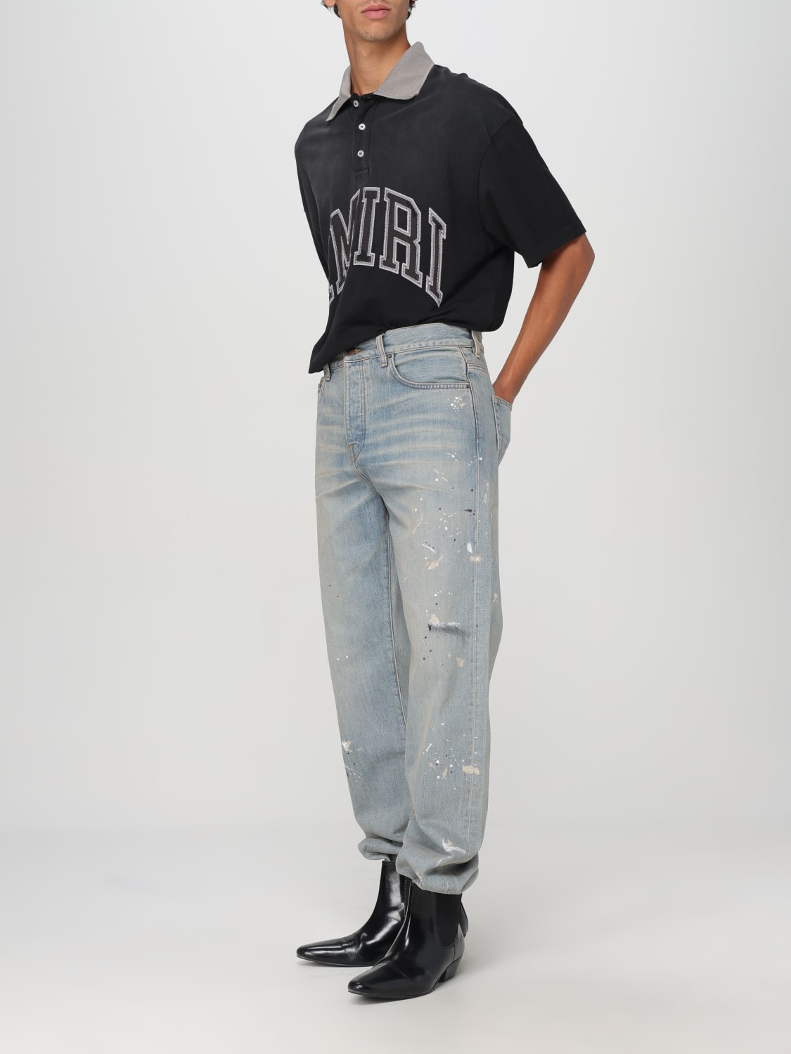 AMIRI JEANS: Jeans hombre Amiri, Azul Oscuro - Img 2