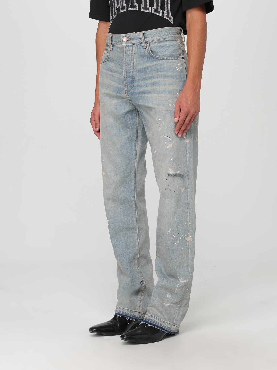 AMIRI JEANS: Jeans hombre Amiri, Azul Oscuro - Img 4