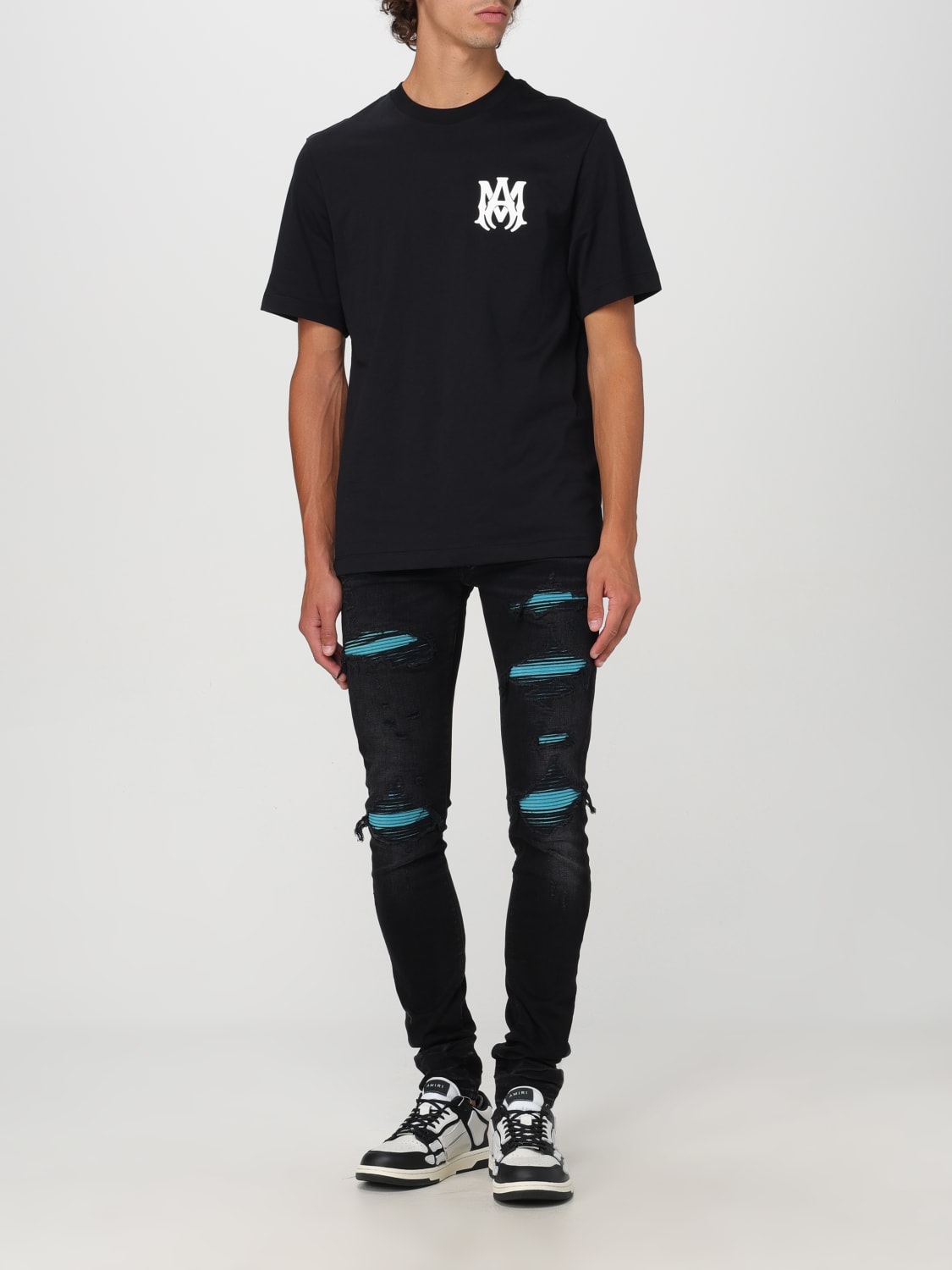AMIRI: T-shirt men - Black | Amiri t-shirt AMJYTE1074 online