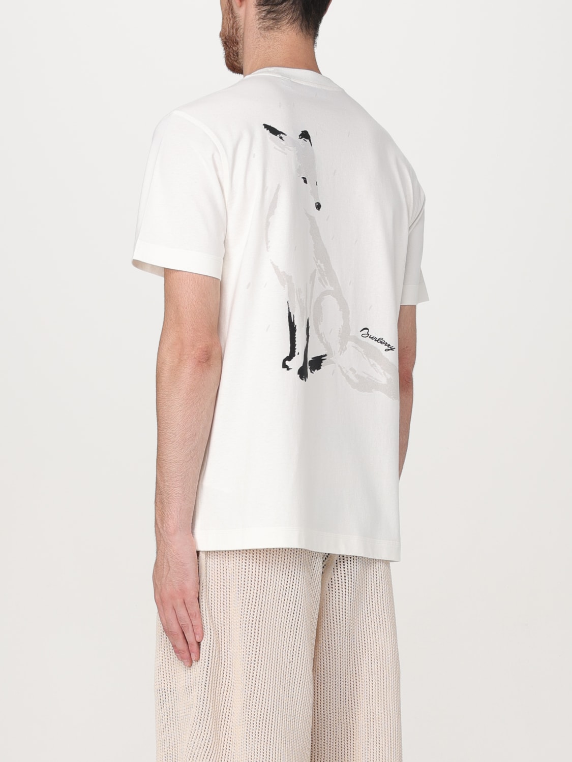 BURBERRY T-SHIRT: T-shirt men Burberry, White - Img 3