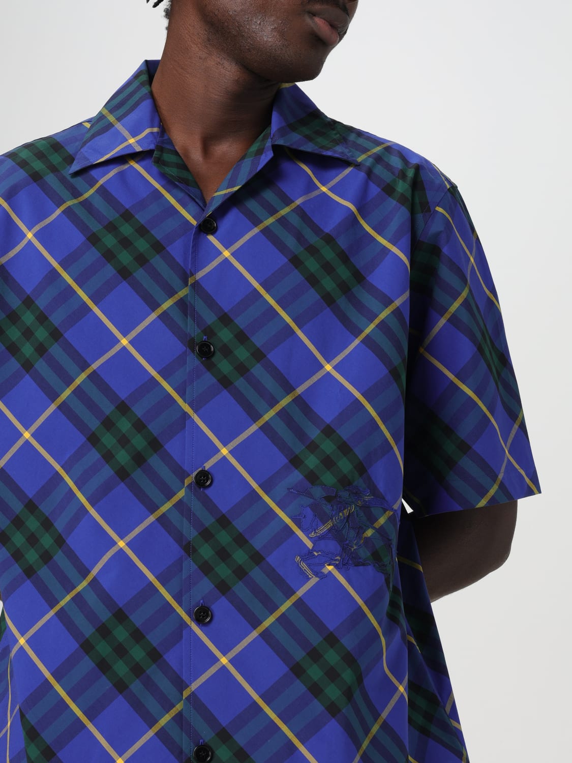 BURBERRY SHIRT: T-shirt men Burberry, Blue - Img 5