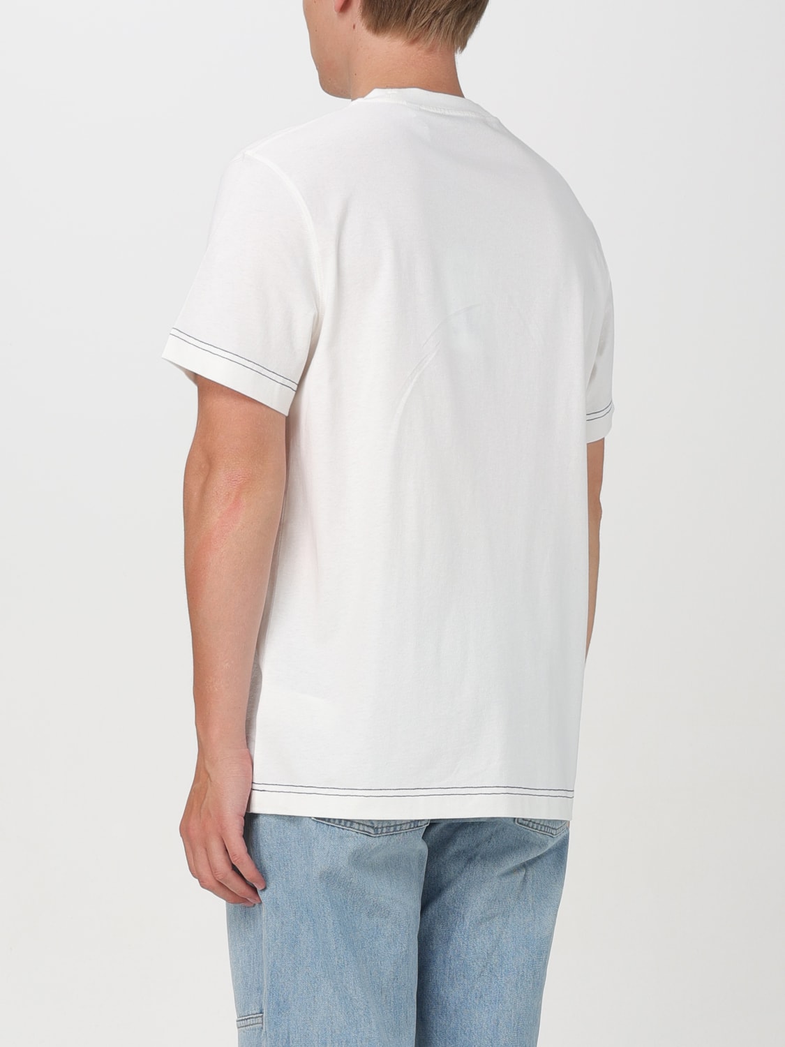 BURBERRY T-SHIRT: T-shirt men Burberry, White - Img 3