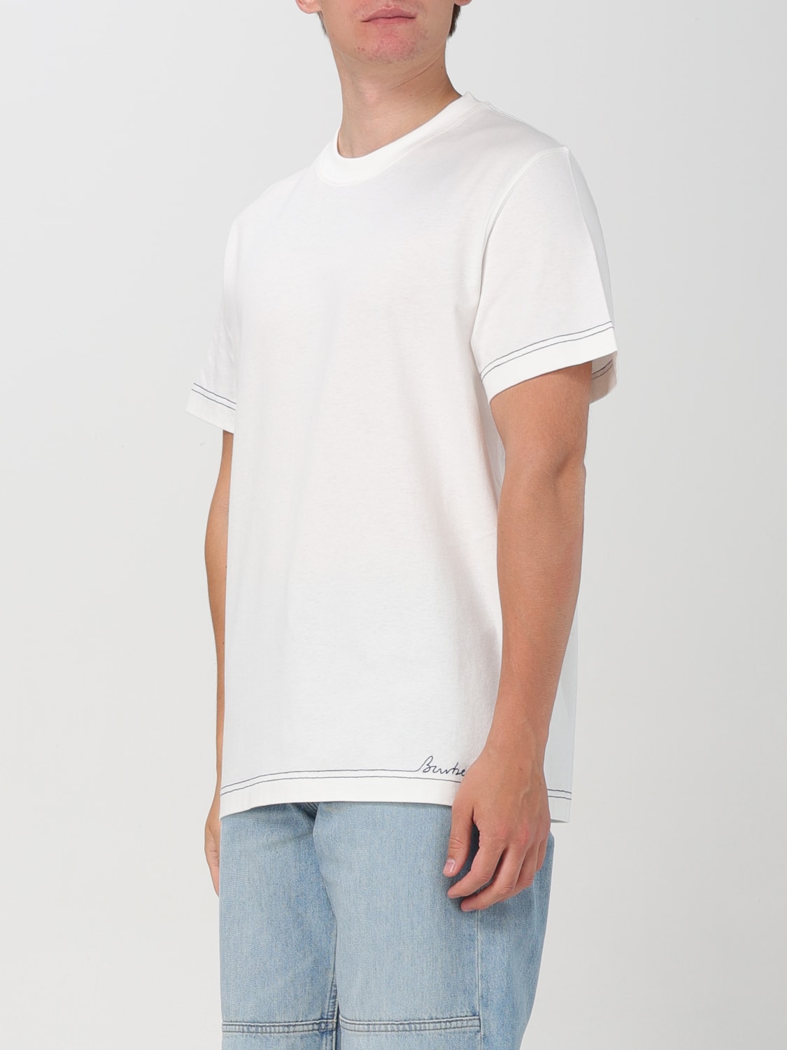 BURBERRY T-SHIRT: T-shirt men Burberry, White - Img 4