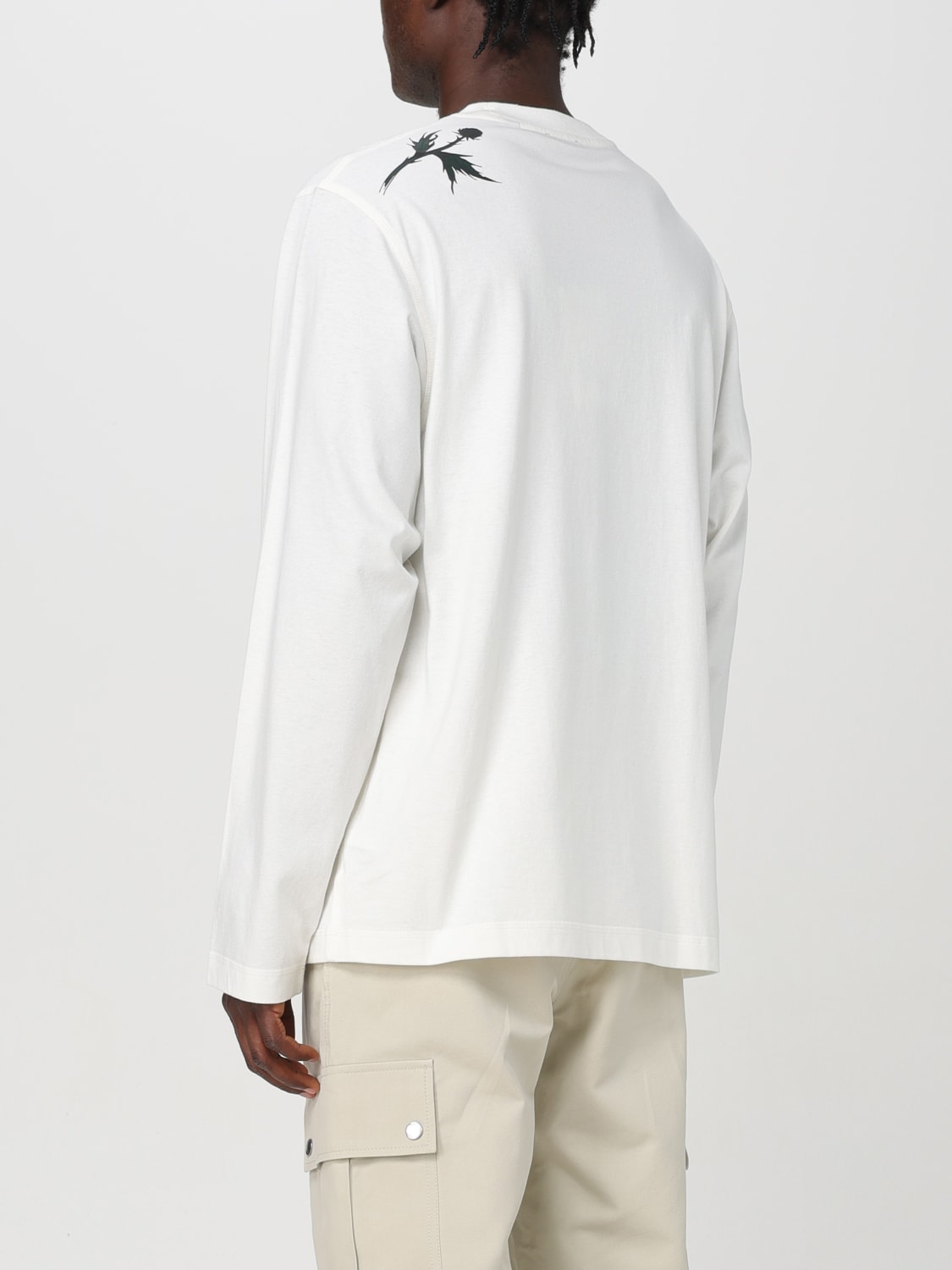 BURBERRY T-SHIRT: T-shirt men Burberry, White - Img 3