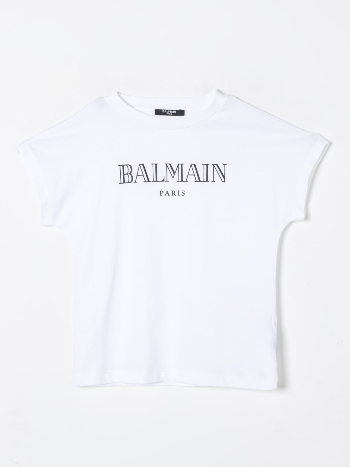 BALMAIN 티셔츠: 티셔츠 남아 Balmain, 화이트 - Img 1