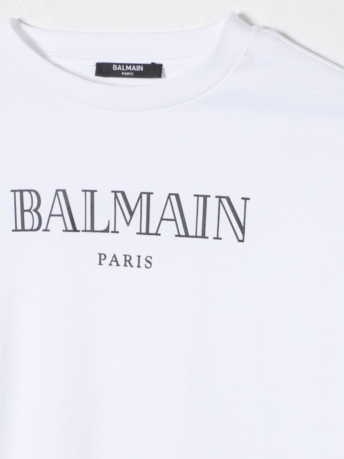 BALMAIN 티셔츠: 티셔츠 남아 Balmain, 화이트 - Img 3