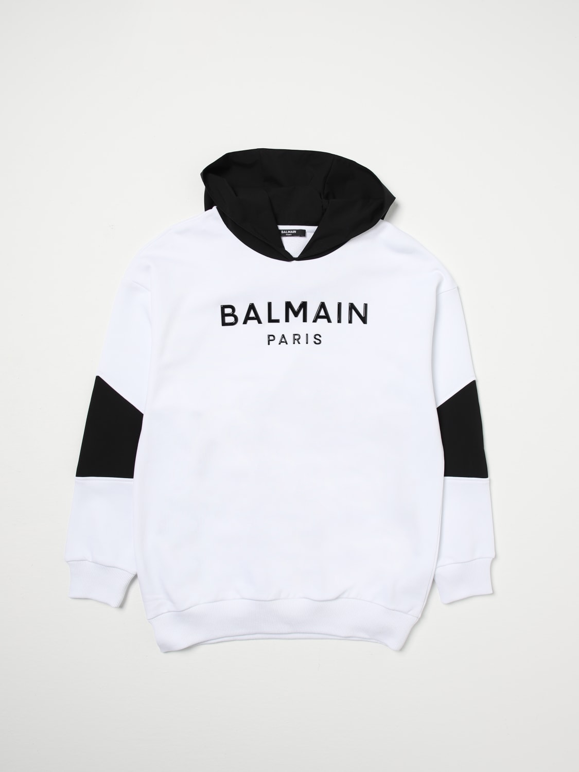 BALMAIN SWEATER: Sweater kids Balmain, White - Img 1