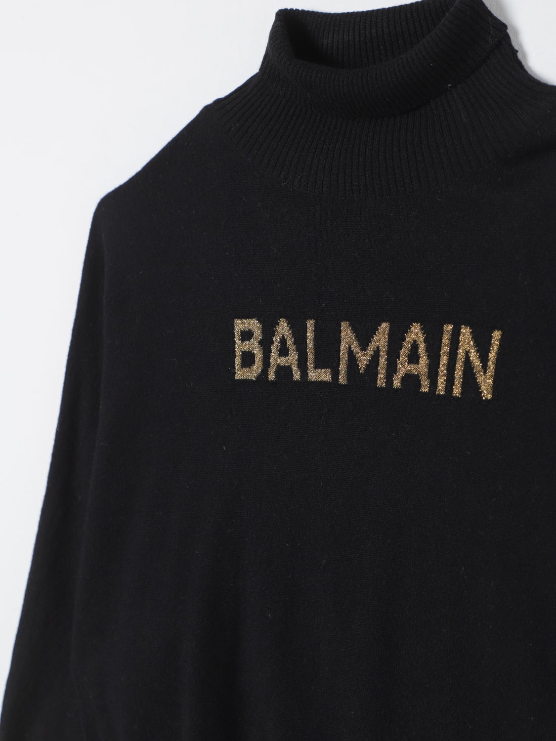 BALMAIN SWEATER: Sweater kids Balmain, Black - Img 3