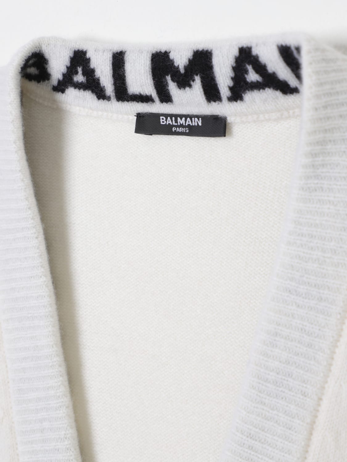 BALMAIN SWEATER: Sweater kids Balmain, Ivory - Img 3