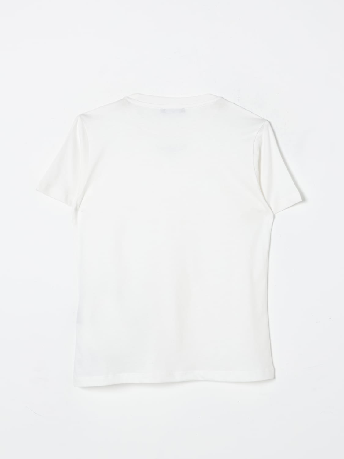 BALMAIN T-SHIRT: T-shirt basic di cotone Balmain, Avorio - Img 2