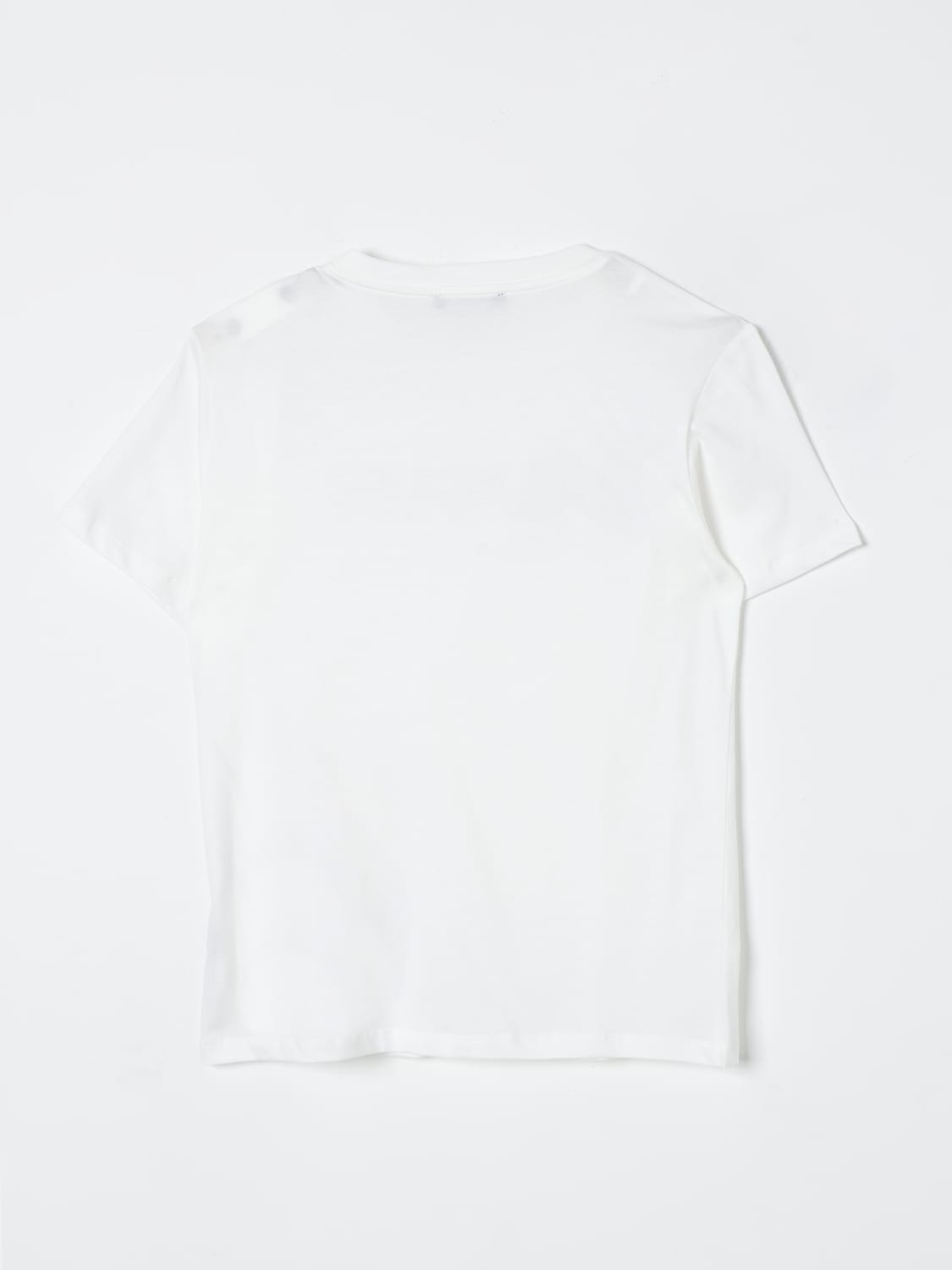 BALMAIN T-SHIRT: T-shirt di cotone con bottoni Balmain, Avorio - Img 2