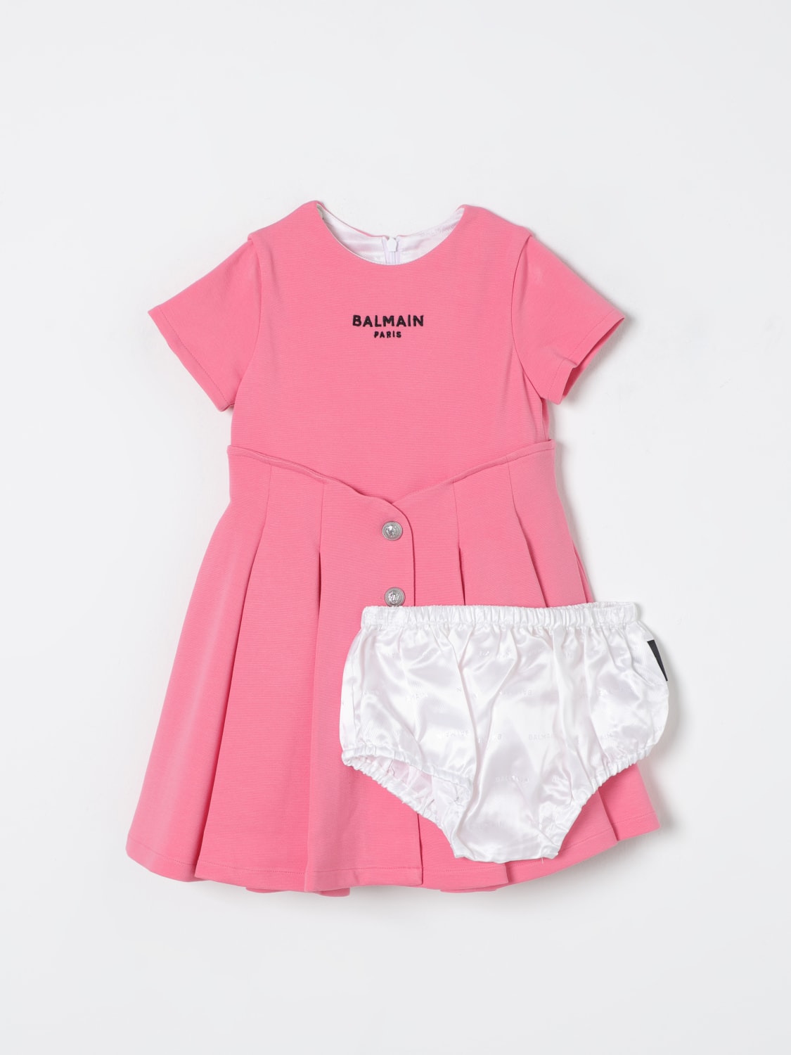 BALMAIN PACK: Romper kids Balmain, Pink - Img 1