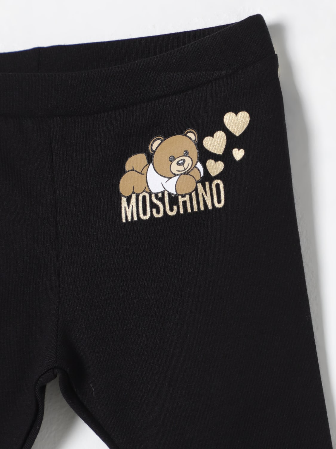 MOSCHINO 팬츠: 운동복 남아 Moschino, 블랙 - Img 3