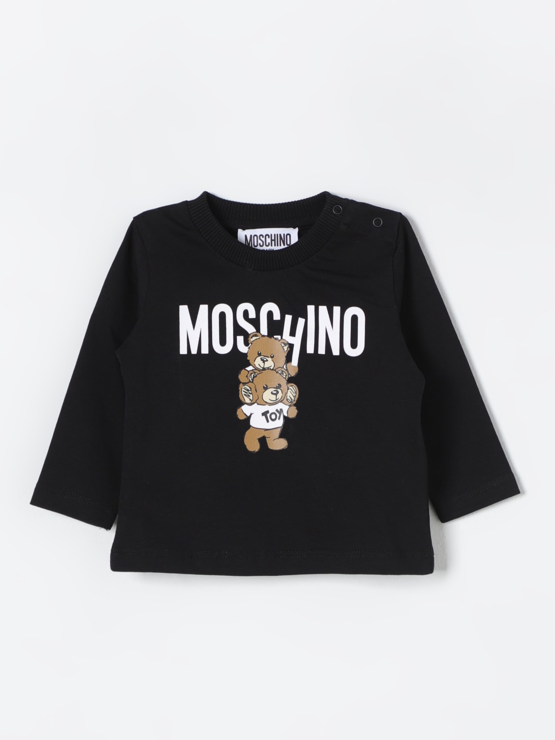 MOSCHINO 스웨터: 스웨터 남아 Moschino, 블랙 - Img 1