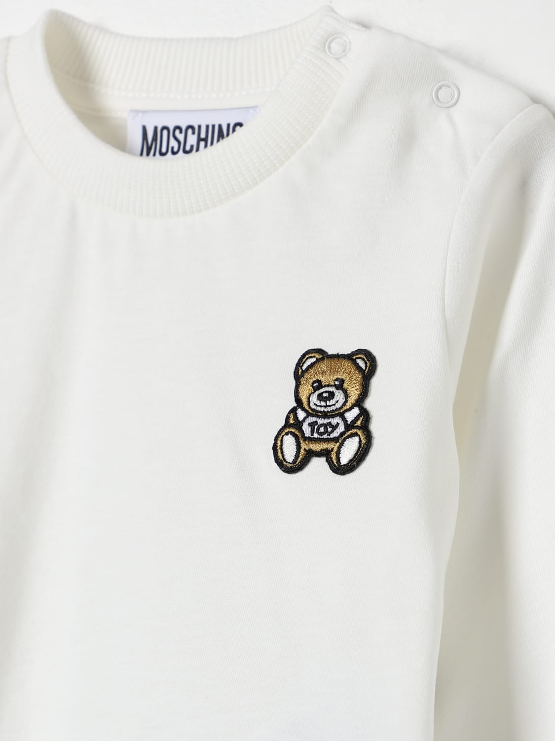 MOSCHINO SWEATER: Sweater kids Moschino, White - Img 3