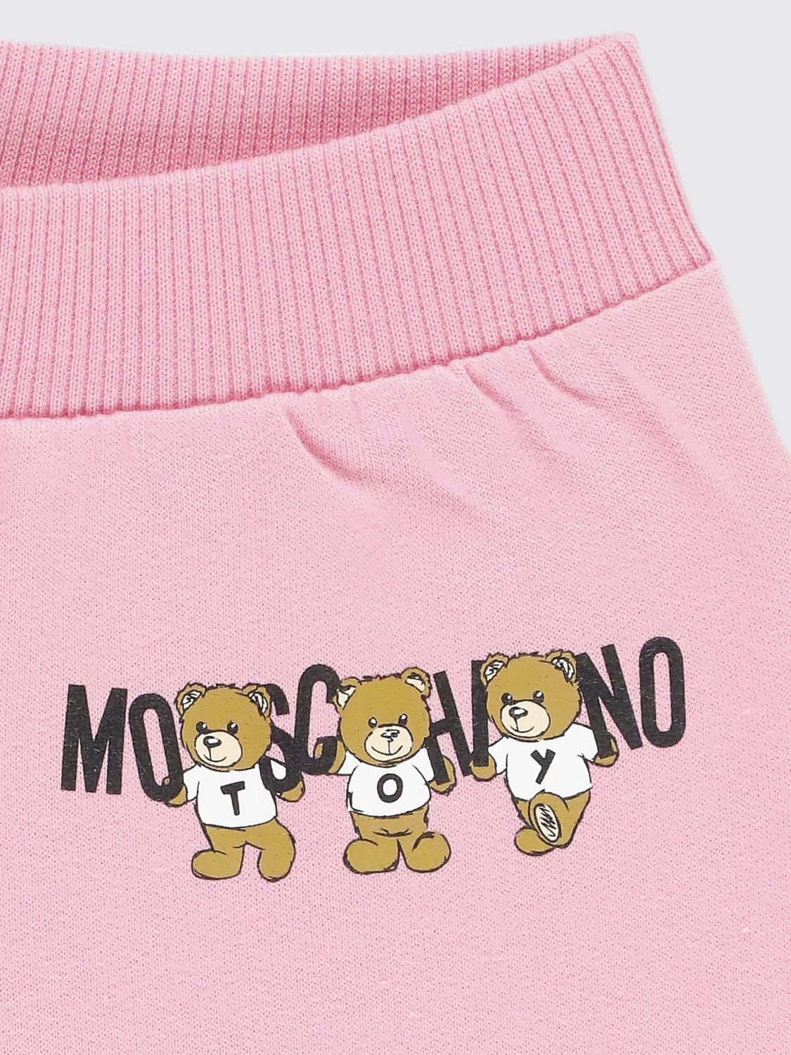 MOSCHINO 점프수트: 운동복 남아 Moschino, 핑크 - Img 3