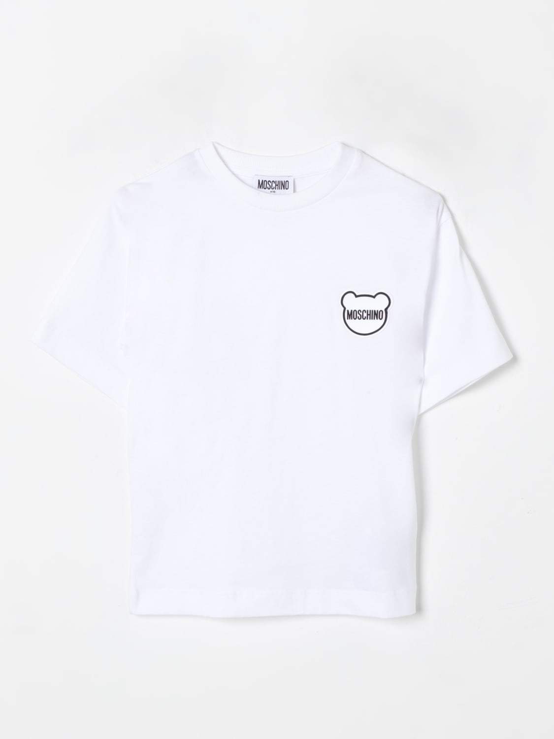 MOSCHINO T-SHIRT: T-shirt kids Moschino, White - Img 1