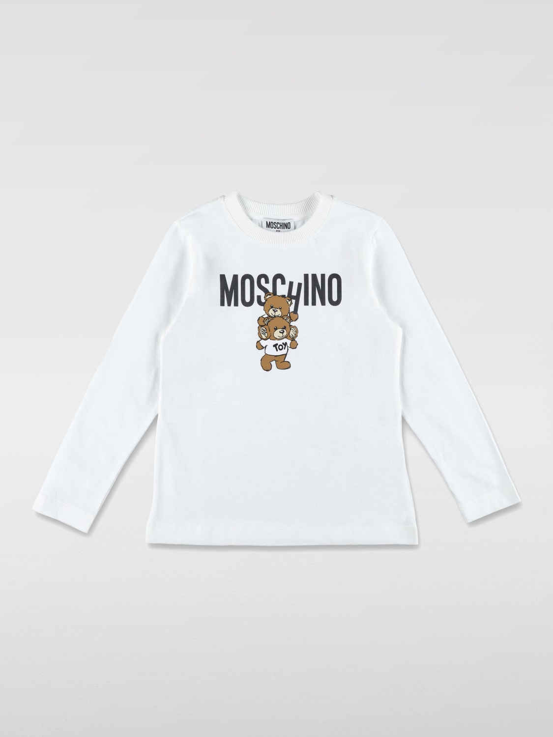 MOSCHINO T-SHIRT: T-shirt kids Moschino, White - Img 1