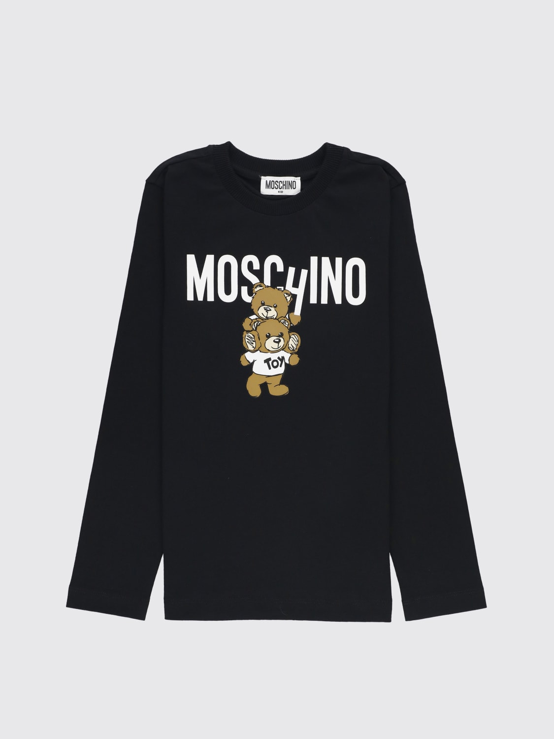 MOSCHINO T-SHIRT: T-shirt kids Moschino, Black - Img 1