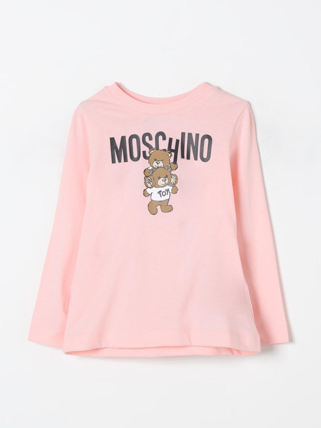 MOSCHINO T-SHIRT: T-shirt kids Moschino, Pink - Img 1